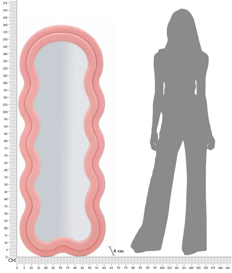 SPECCHIO DA MURO TEDDY ROSA - FERRETTI