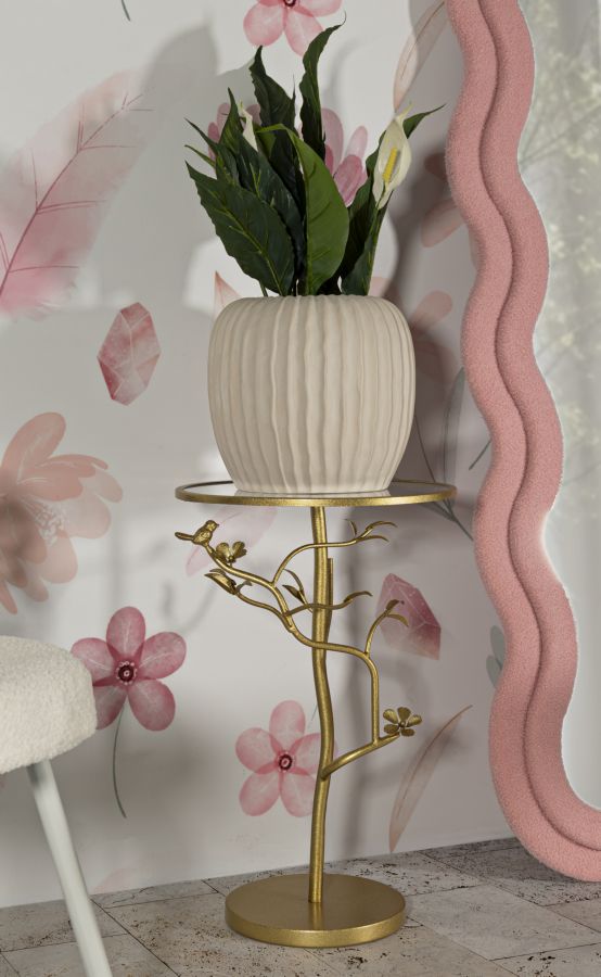 TAVOLINETTO BIRDS GLASS - FERRETTI