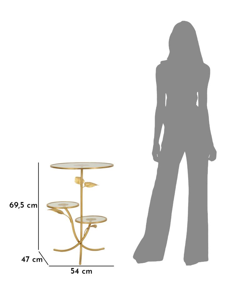 TAVOLINETTO 3 RIPIANI LEAF - FERRETTI