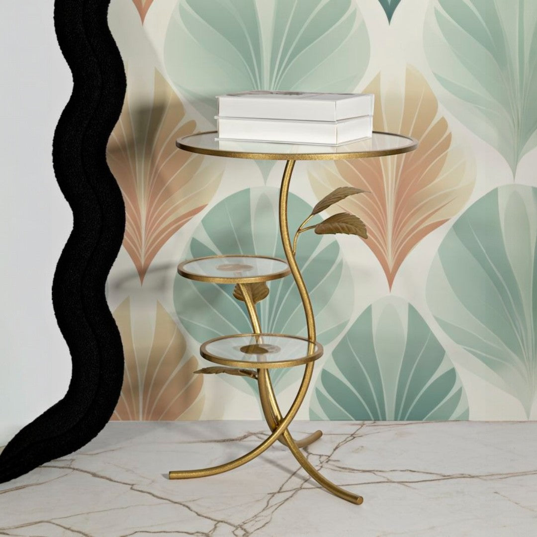 TAVOLINETTO 3 RIPIANI LEAF - FERRETTI