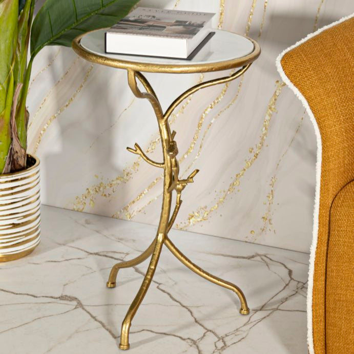 TAVOLINETTO BIRDS MARBLE - FERRETTI