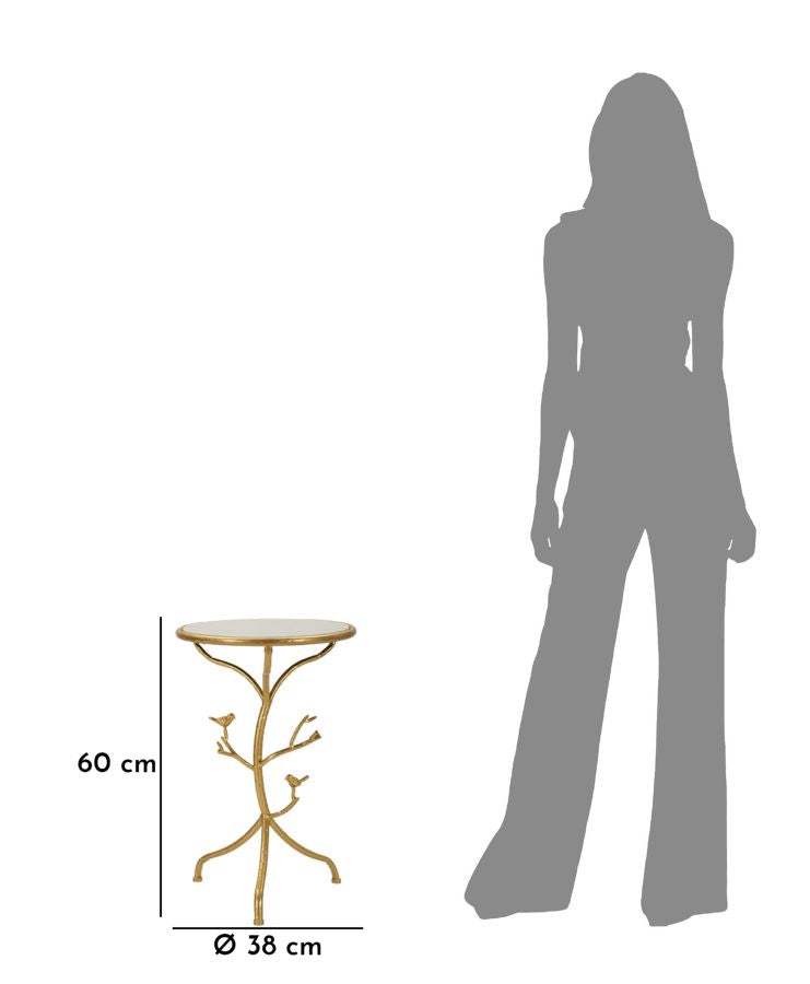 TAVOLINETTO BIRDS MARBLE - FERRETTI