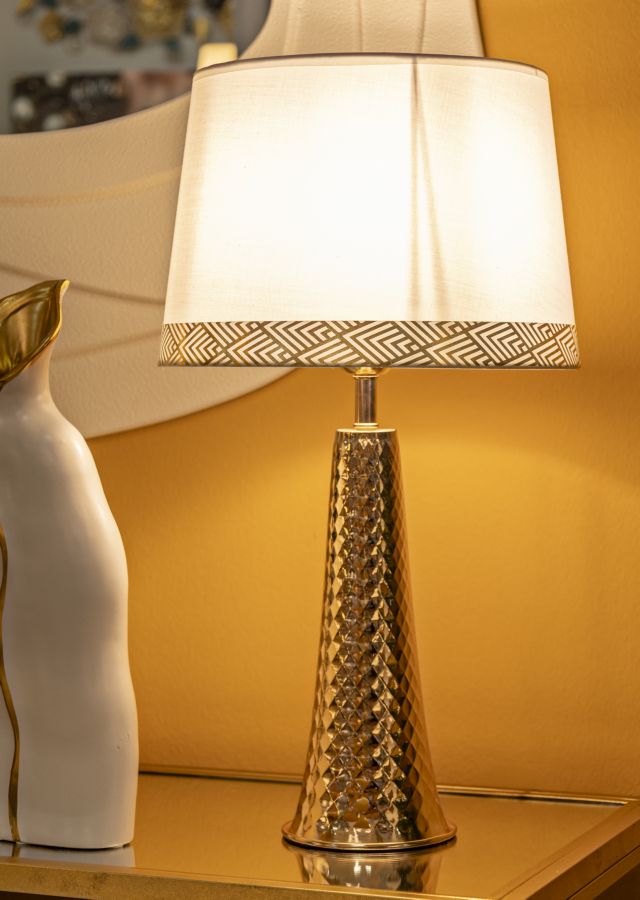 LAMPADA DA TAVOLO TOWER ORO - FERRETTI