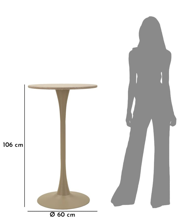 TAVOLO BAR ALASKA CREMA - FERRETTI