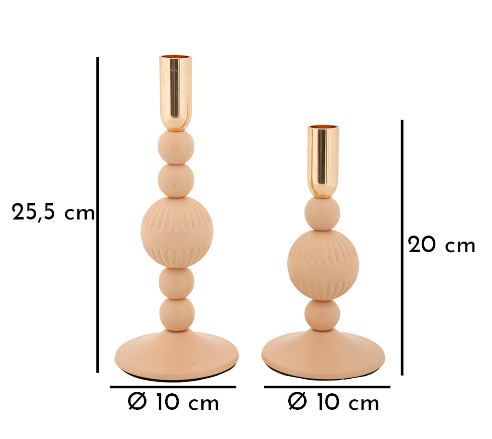 P/CAND ASTER ROSA SET 2 PZ - FERRETTI