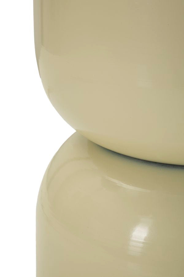 TAVOLINETTO IN METALLO OYI CREMA - FERRETTI