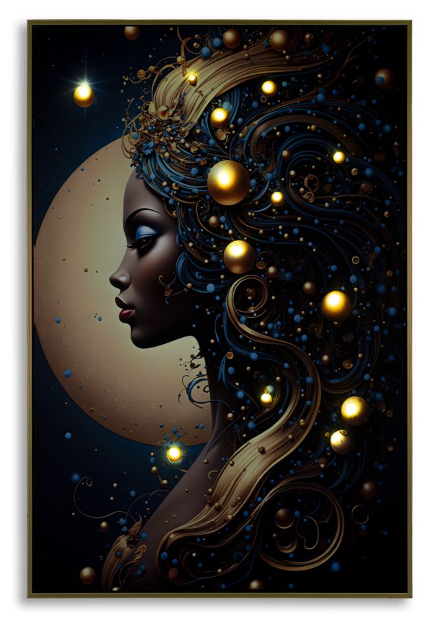 STAMPA C/LED SU TELA LACCATA C/CORNICE MINERVA -B- FERRETTI