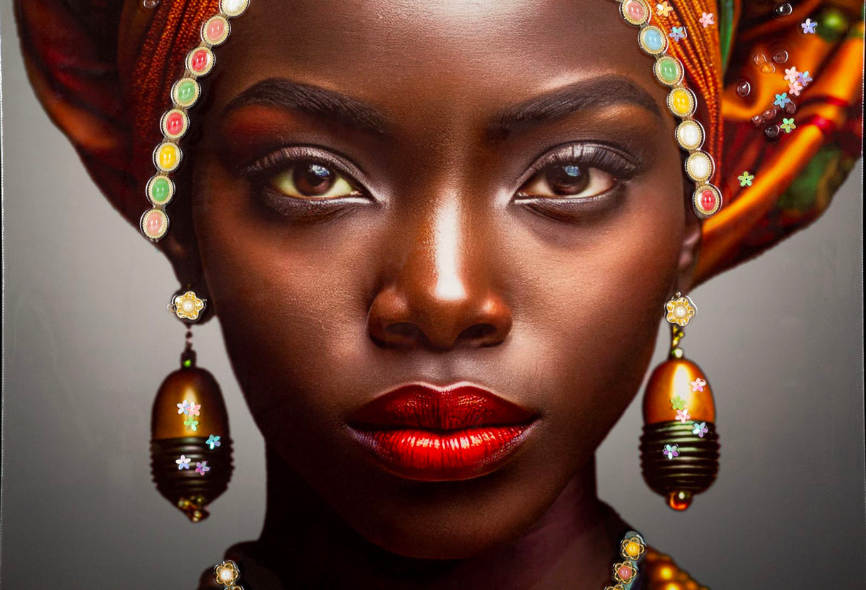 STAMPA DECORATA SU TELA LACCATA C/CORNICE MAYA CM 60X4X120 - FERRETTI