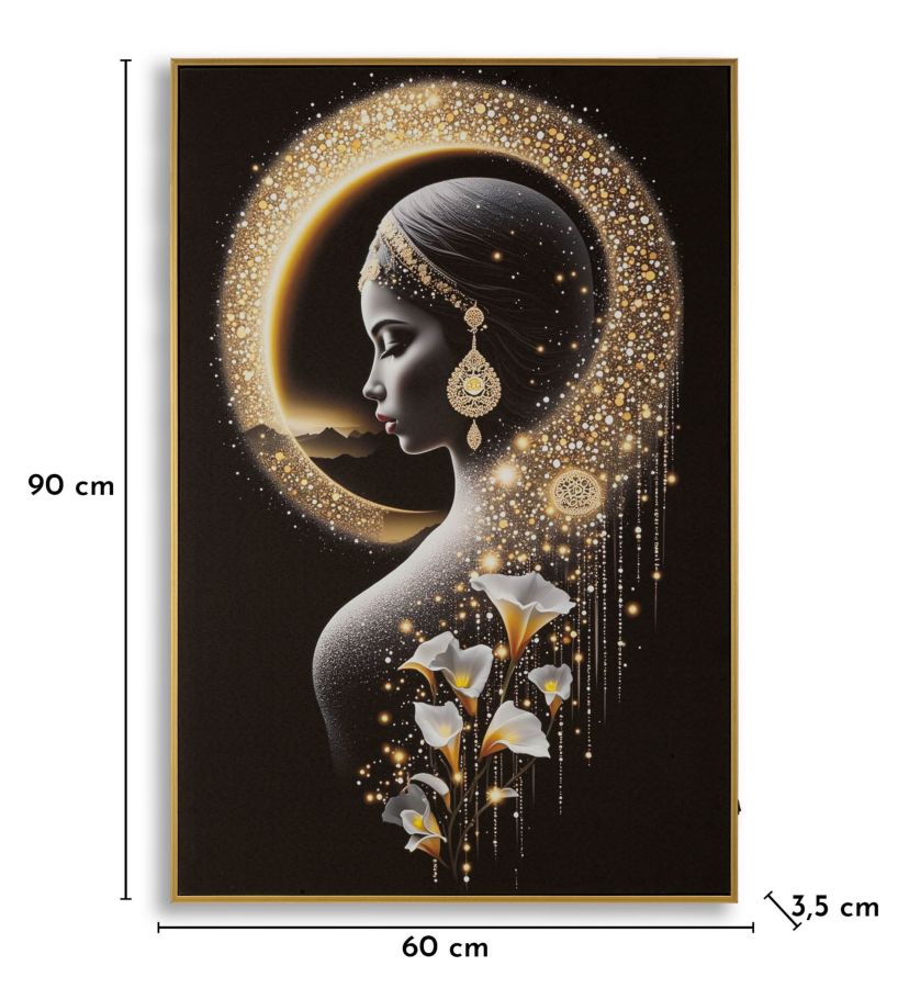 STAMPA C/LED SU TELA LACCATA C/CORNICE INDA - FERRETTI