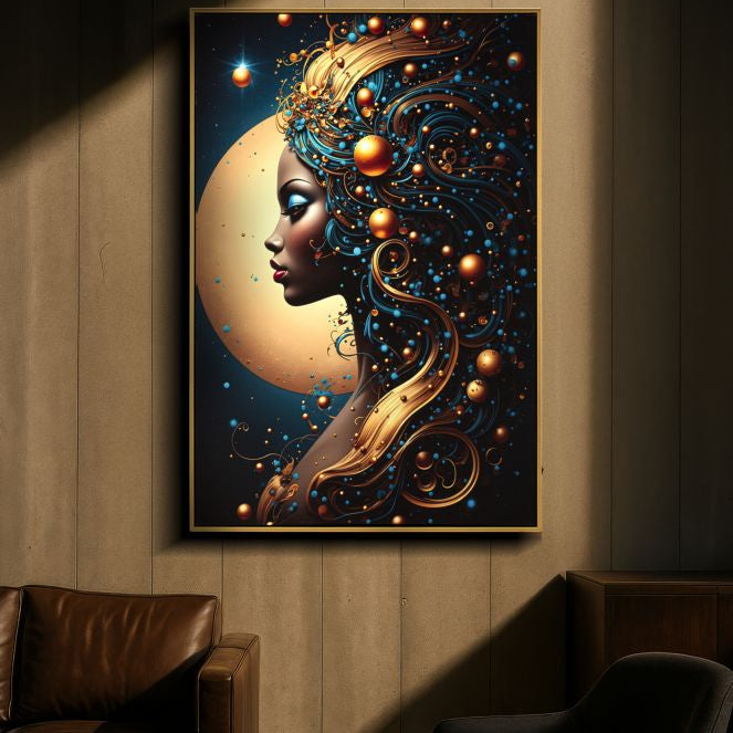 STAMPA C/LED SU TELA LACCATA C/CORNICE MINERVA -B- FERRETTI