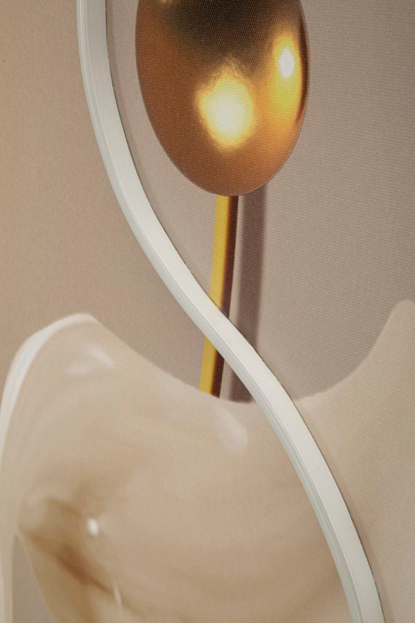 STAMPA C/LED SU TELA ABSTRACT -A- FERRETTI