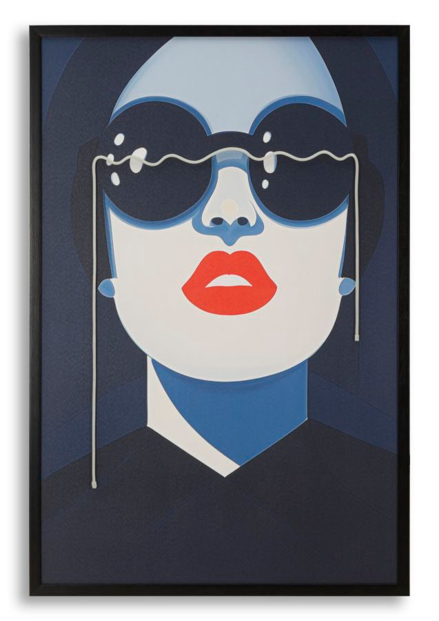 STAMPA C/LED SU TELA CECILLE CM 80X4X120