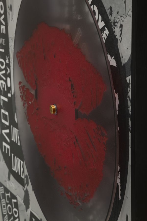 STAMPA C/LED SU TELA LOVE (APPLICAZIONE 3D ACRILICO) - FERRETTI