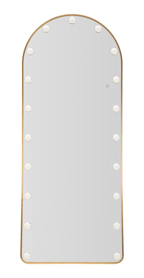 SPECCHIO DA TERRA LED HOLLYWOOD ARCO (LUCE CON 3 TEMPERATURE DI COLORE) - FERRETTI