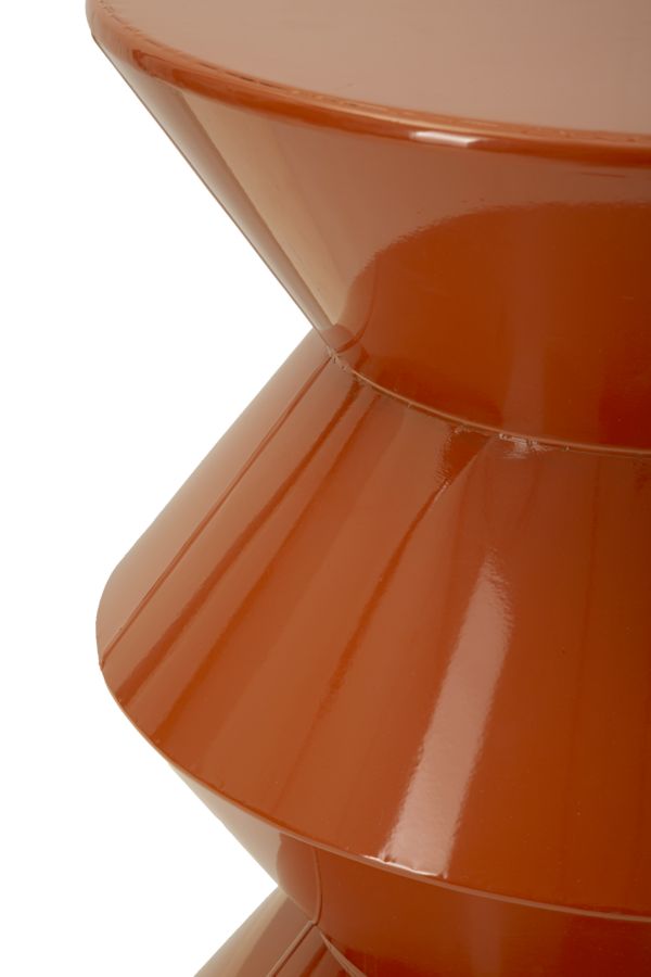 TAVOLINETTO IN METALLO ZAG ORANGE - FERRETTI
