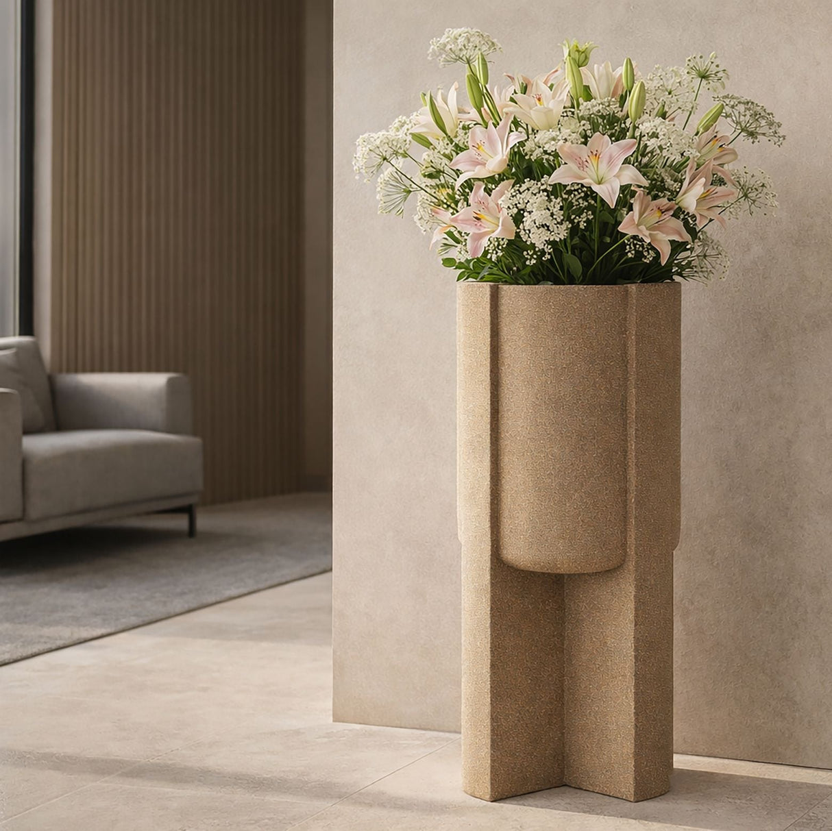 P/VASO DA ESTERNO MOAI CM Ø 39X80,5 - FERRETTI