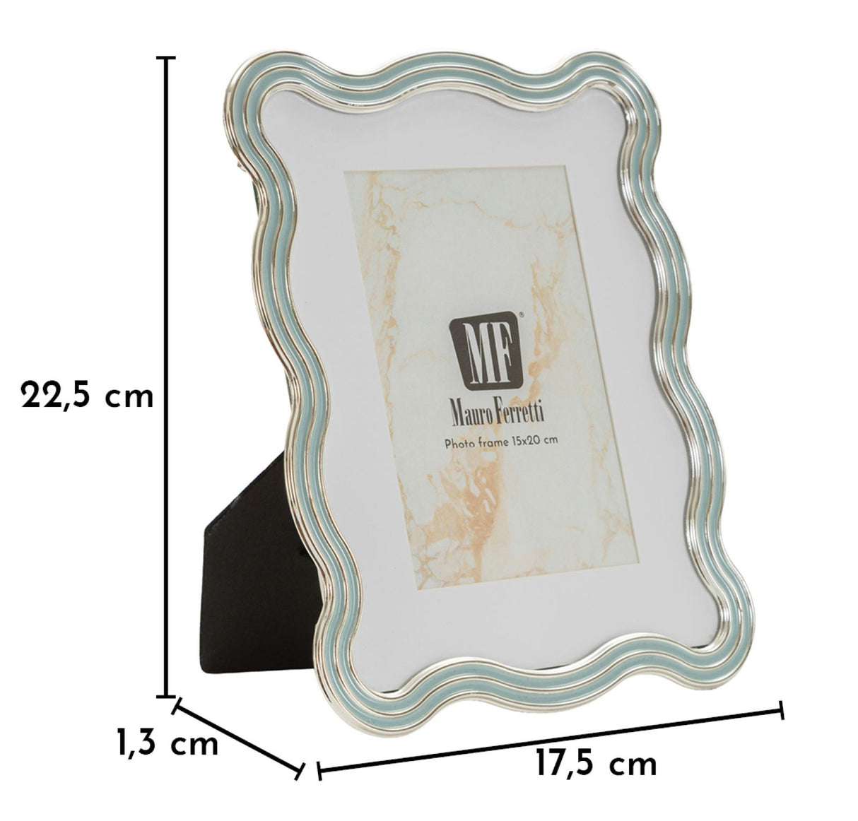CORNICE ELIZABETH CELESTE CM 17,5X1,3X22,5 - FERRETTI
