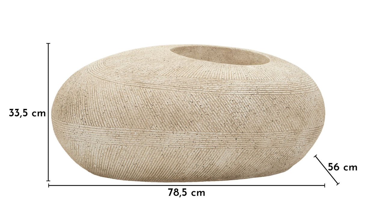 P/VASO DA ESTERNO STONE CM 78,5X56X33,5 - FERRETTI