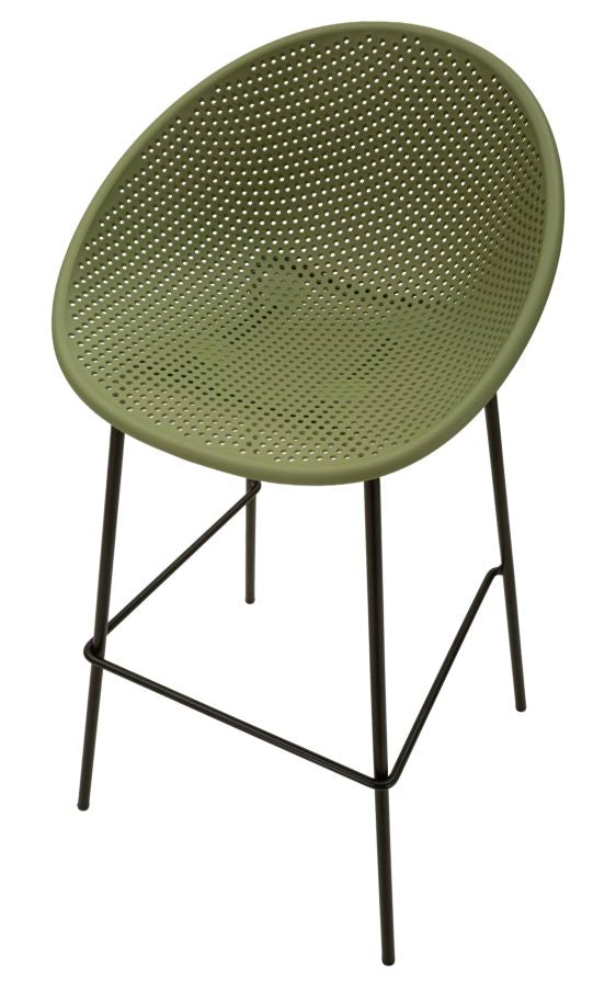 SGABELLO BAR IBIZA VERDE SET 2 PZ - FERRETTI