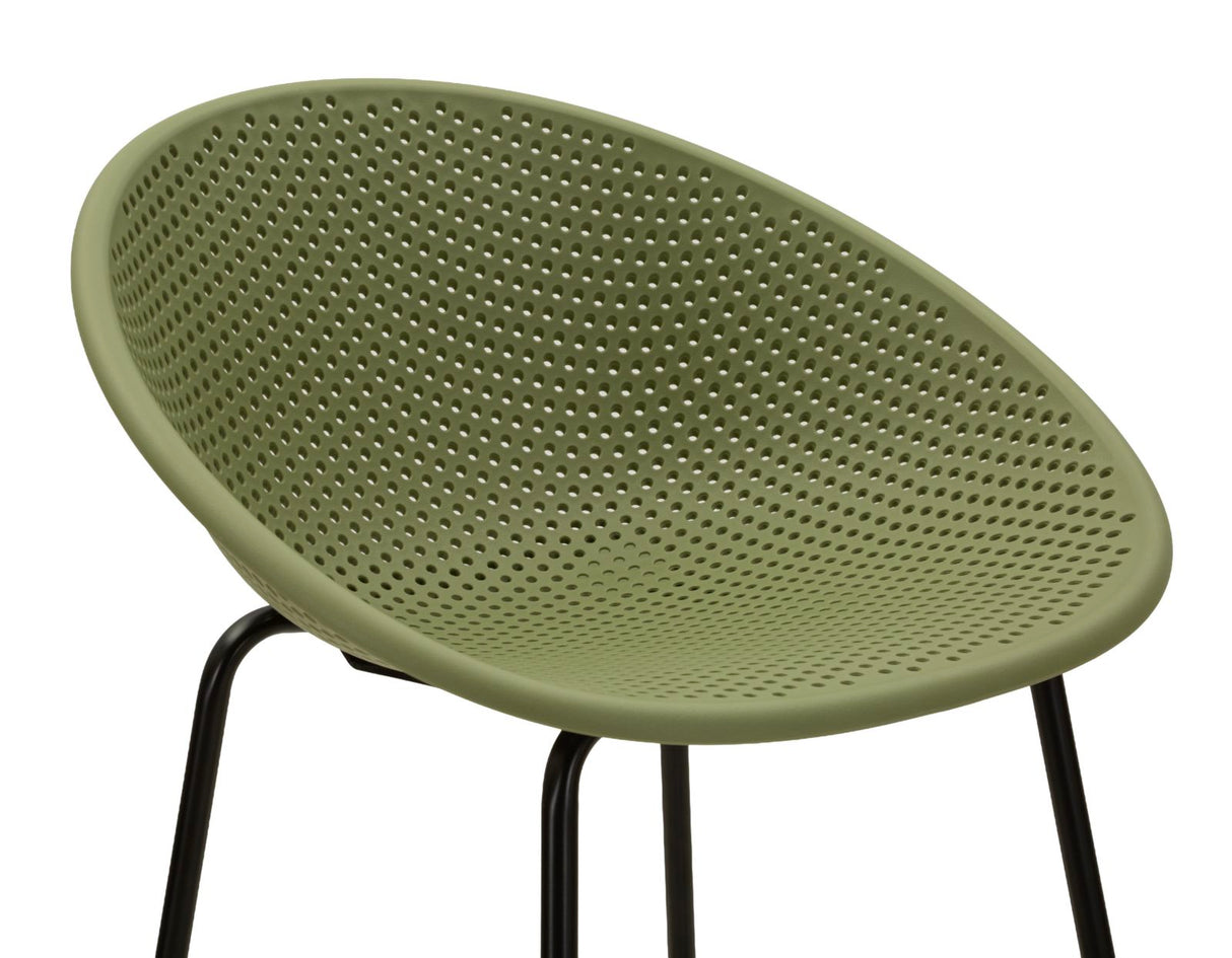 SGABELLO BAR IBIZA VERDE SET 2 PZ - FERRETTI