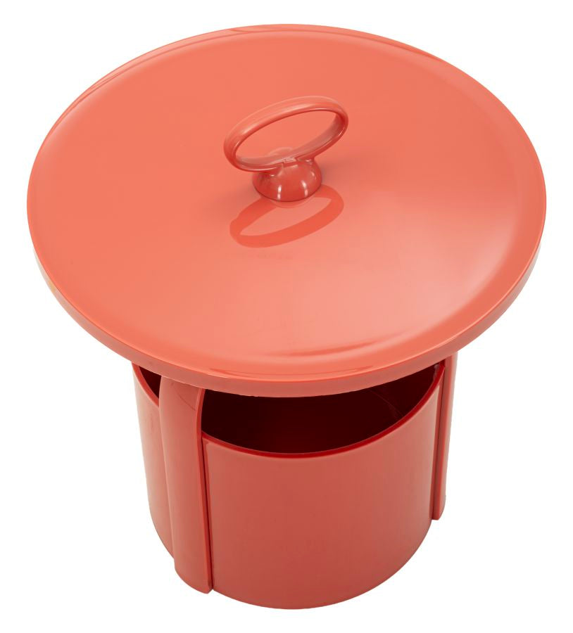 TAVOLINETTO P/GIORNALI IRIS ROSSO - FERRETTI