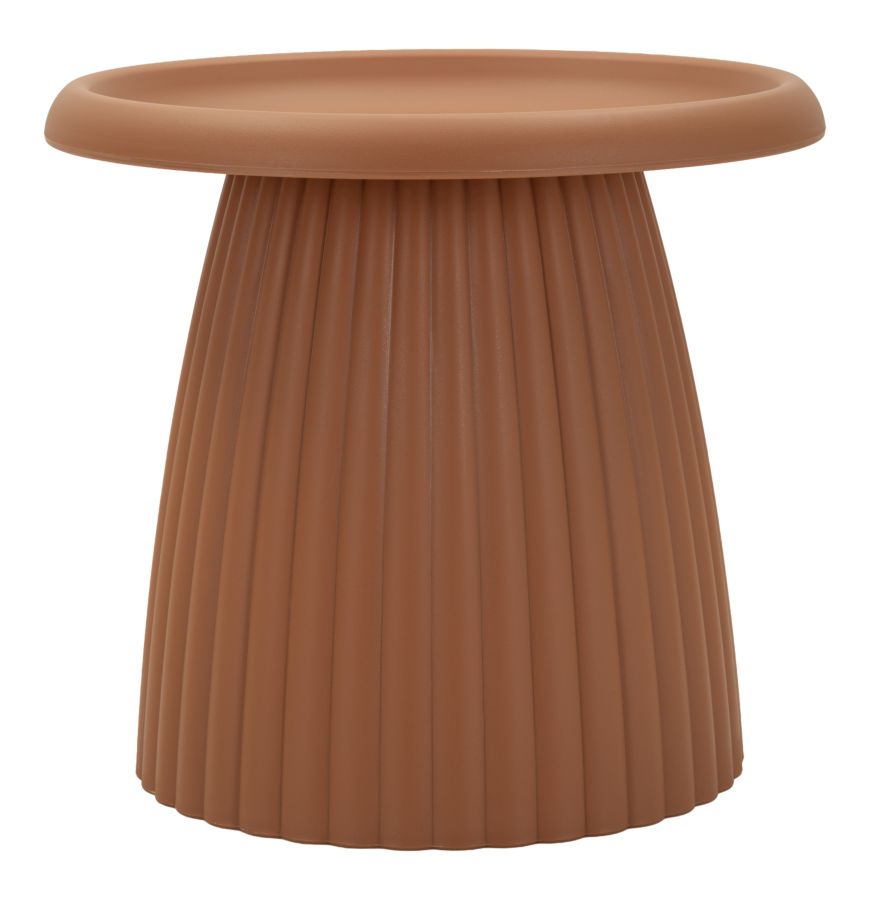 TAVOLINETTO GEAX ROSSO CM Ø 50X45