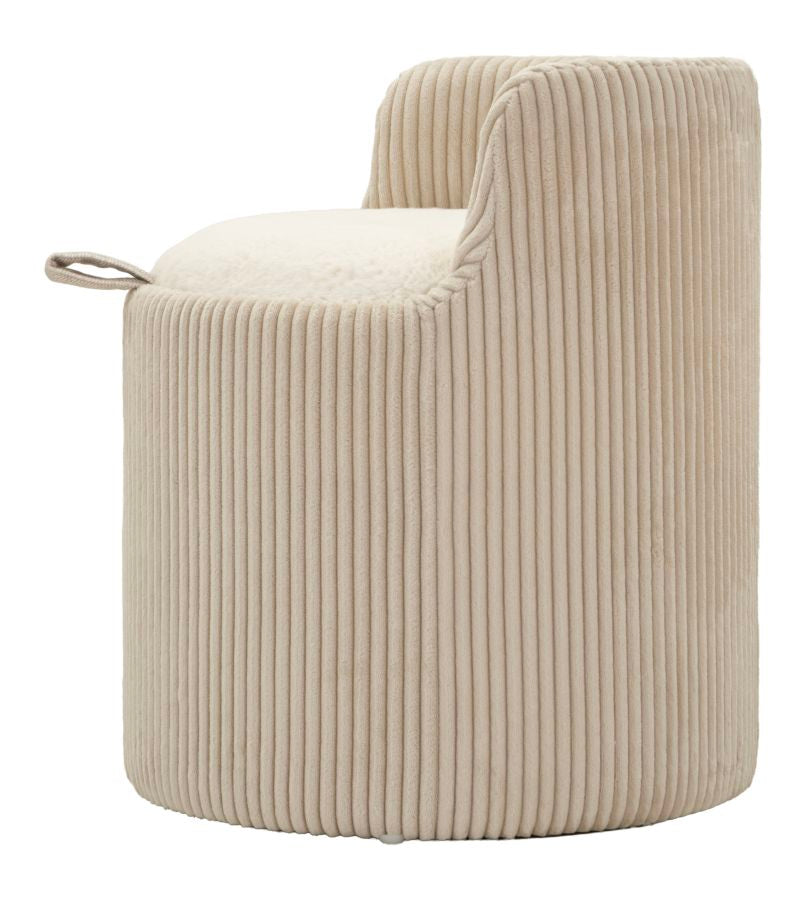 PUFF DA TOLETTA DUBLINO CON CONTENITORE - FERRETTI