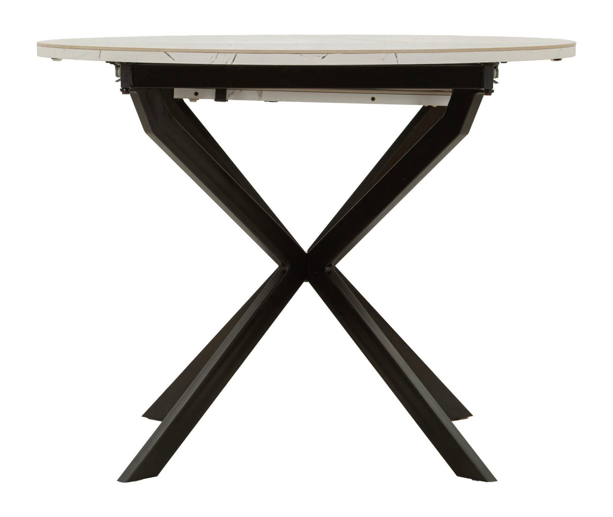 TAVOLO DA PRANZO ALLUNGABILE MARTIN CM Ø 100X78 (APERTO CM 140X100X78)