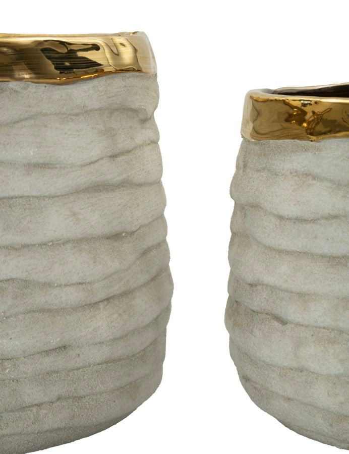 CACHEPOT LIMA ALTI TRIS CM Ø 23X17,5-18,5X15-15X12,5 - FERRETTI