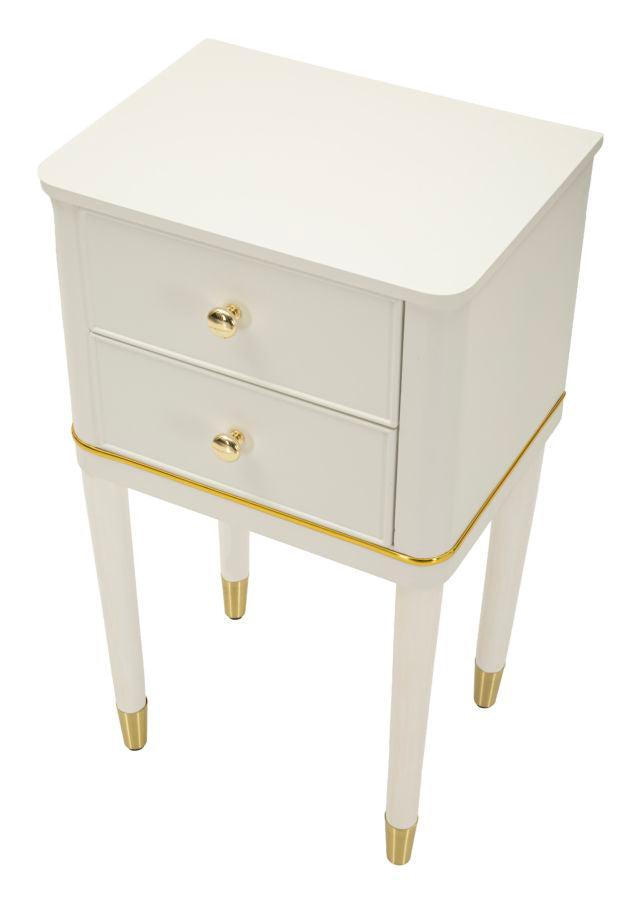 COMODINO CAMILLE BIANCO - FERRETTI