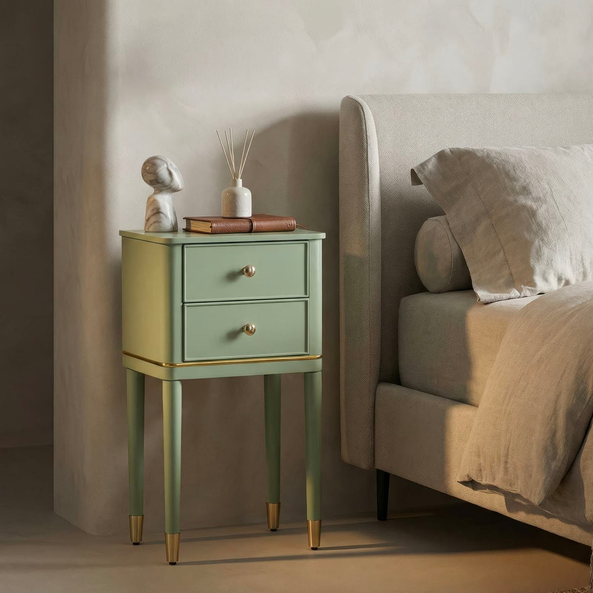 COMODINO CAMILLE VERDE - FERRETTI