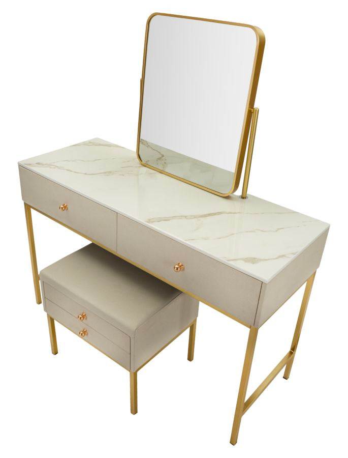 TOELETTA LUXURY C/SPECCHIO E SGABELLO - FERRETTI