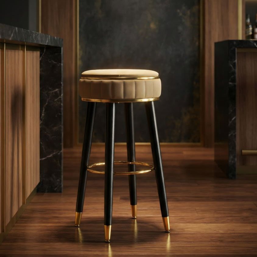 SGABELLO BAR LONDON MARRONE - FERRETTI