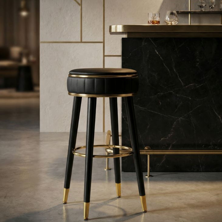 SGABELLO BAR LONDON NERO - FERRETTI