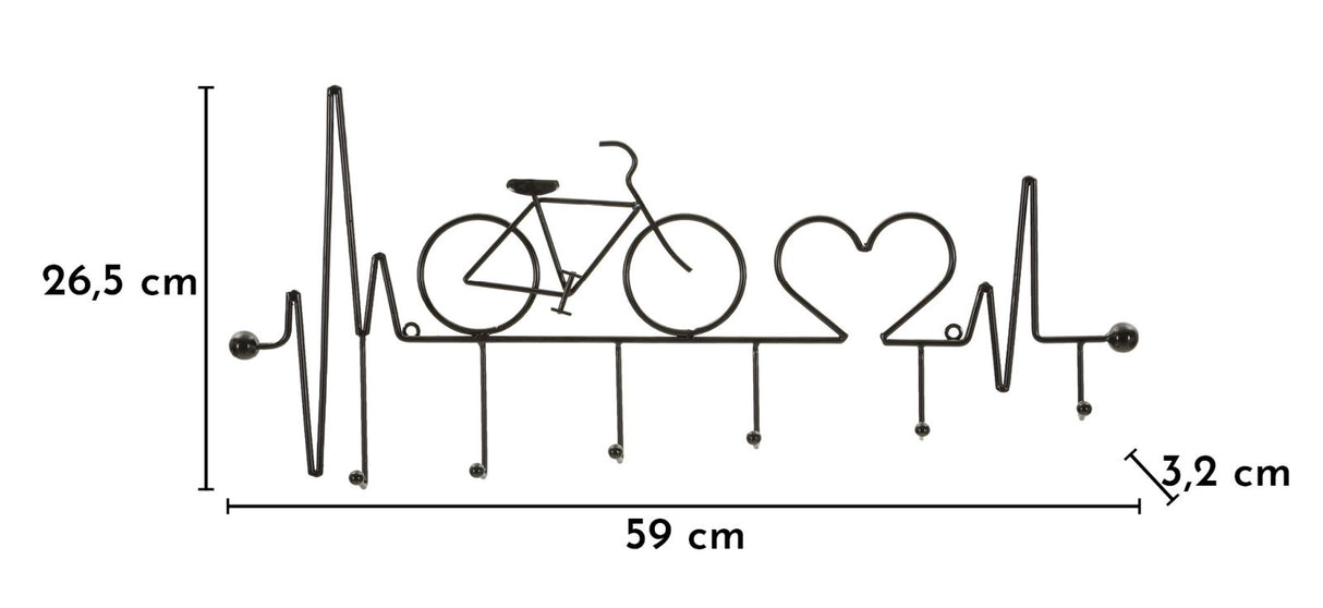 APP/ABITI DA MURO BICICLETTA NERO - FERRETTI
