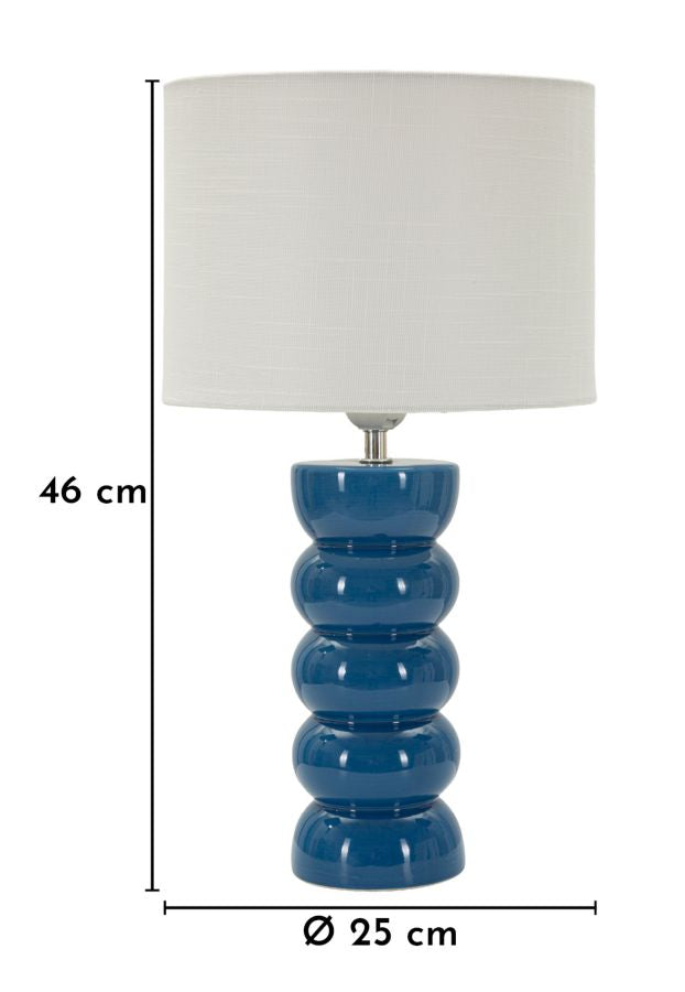 LAMPADA DA TAVOLO TORR BLU - FERRETTI