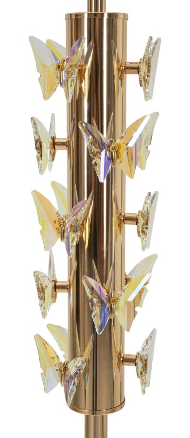 LAMPADA DA TERRA GOLD BUTTERFLY - FERRETTI