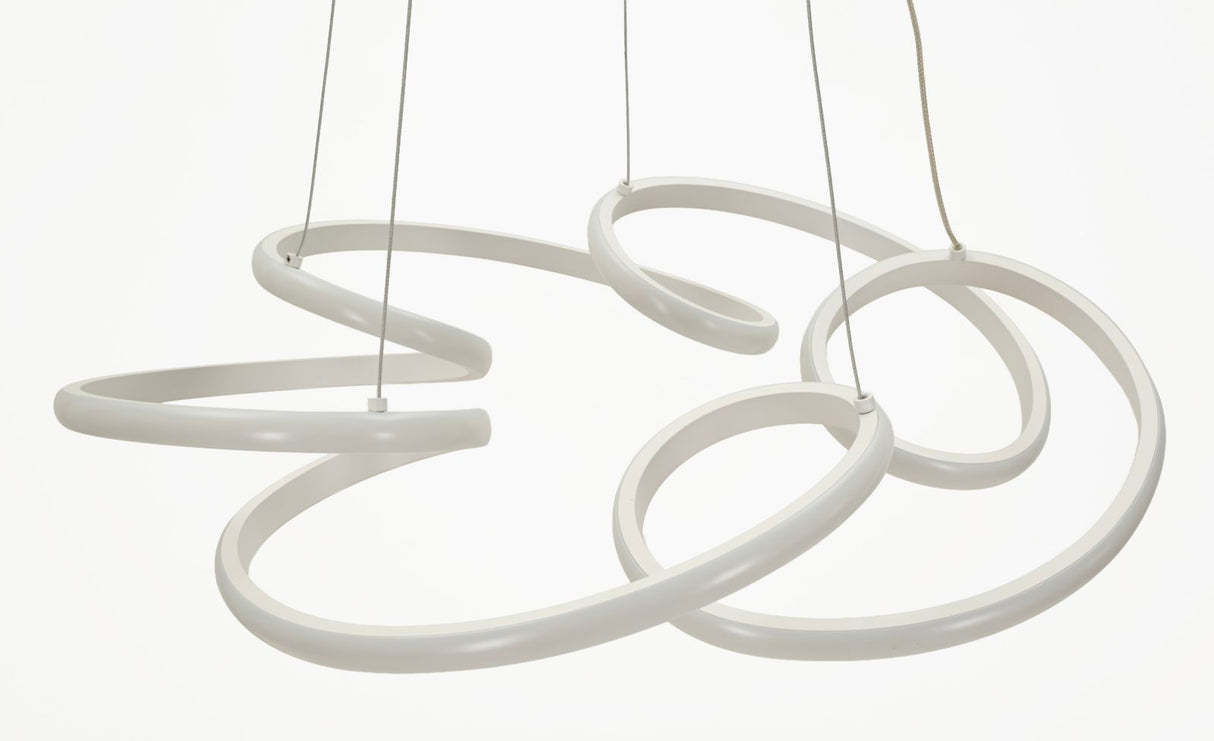 LAMPADARIO LED GLOVY BIANCO (LUCE CON 3 TEMPERATURE DI COLORE) - FERRETTI