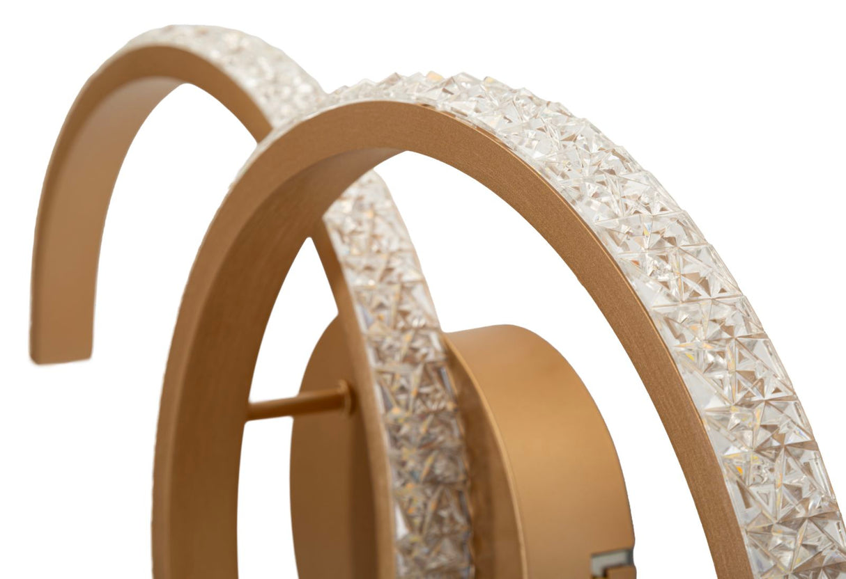LAMPADA DA MURO LED DOUBLE C (LUCE CON 3 TEMPERATURE DI COLORE) - FERRETTI