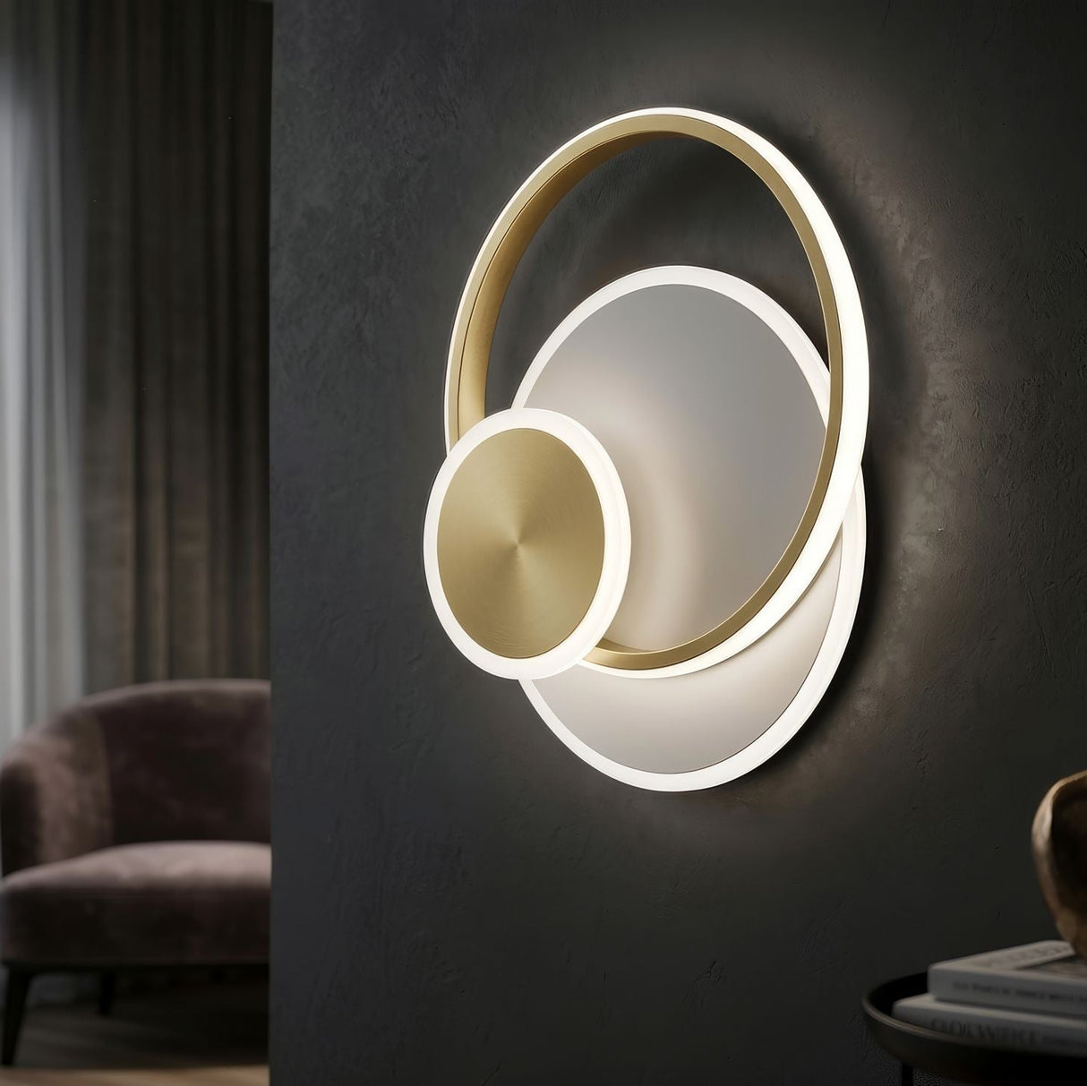 LAMPADA DA MURO LED DISH (LUCE CON 3 TEMPERATURE DI COLORE) - FERRETTI