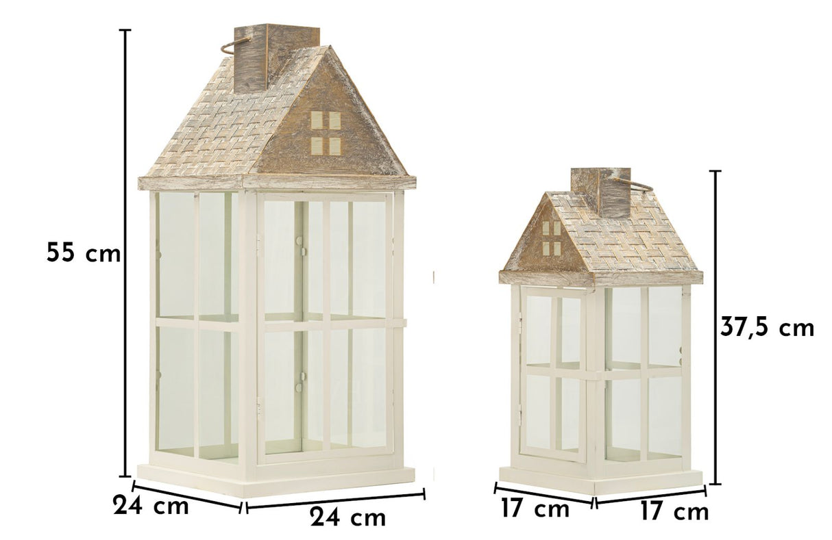 LANTERNE HOME COPPIA (VETRO TEMPERATO) - FERRETTI