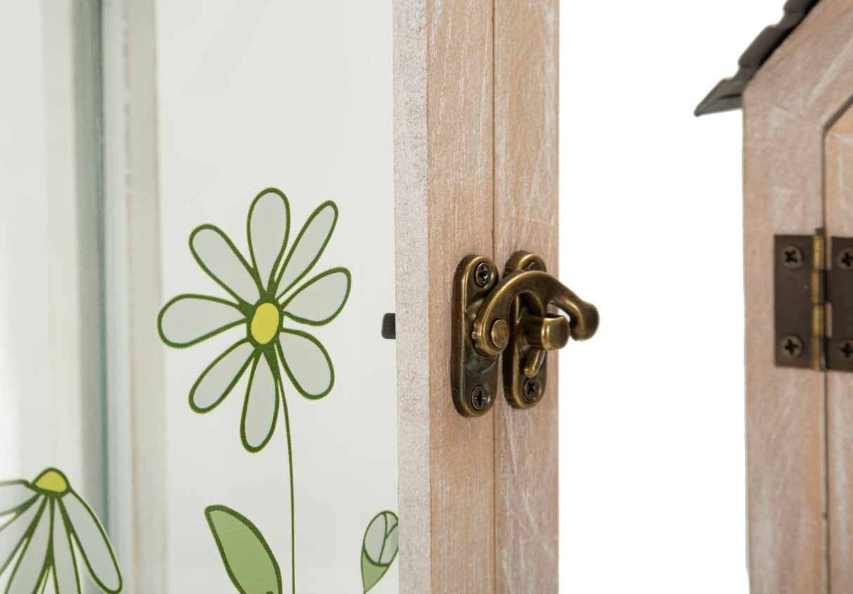 LANTERNE HOME FLOWER COPPIA (VETRO TEMPERATO) - FERRETTI