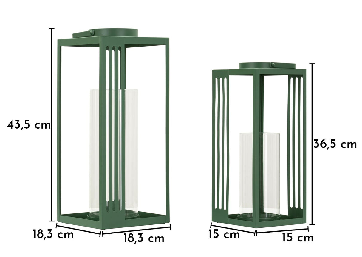 LANTERNE LINEE COPPIA (VETRO TEMPERATO) - FERRETTI