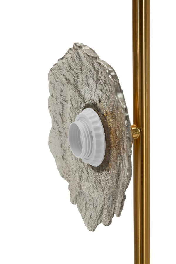 LAMPADARIO EMILY VERTICALE VETRO GRIGIO - FERRETTI