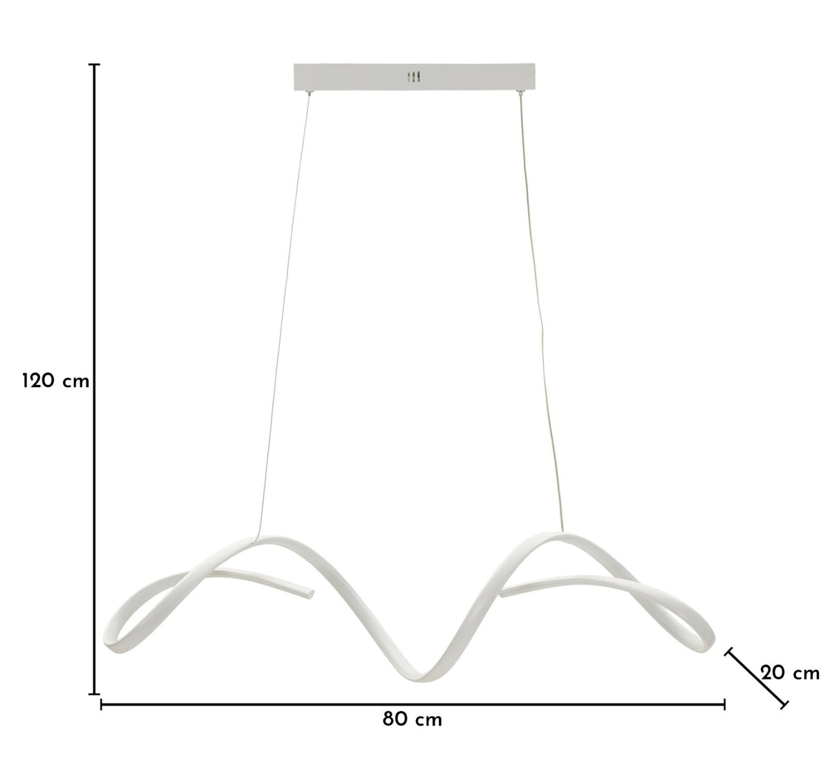 LAMPADARIO LED UTER BIANCO (LUCE CON 3 TEMPERATURE DI COLORE) - FERRETTI