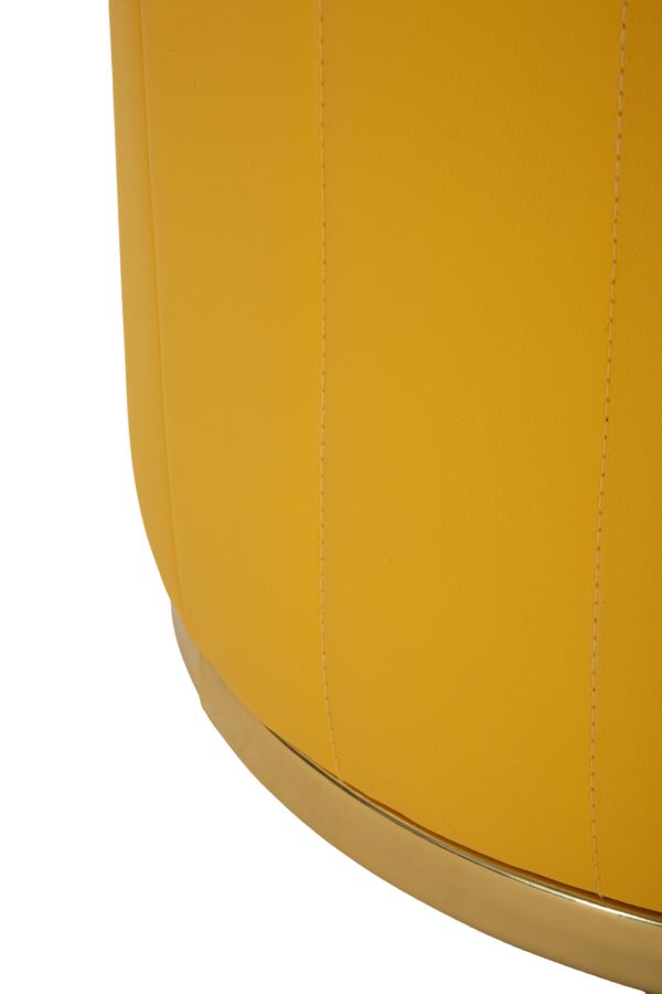 PUFF C/CONTENITORE LONDON SENAPE - FERRETTI