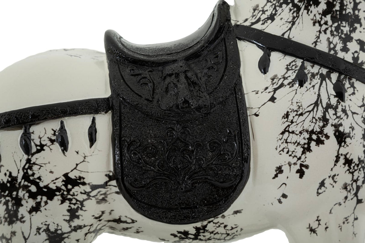 Scltura A Forma Di Cavallo Stile Orientale - Ferretti