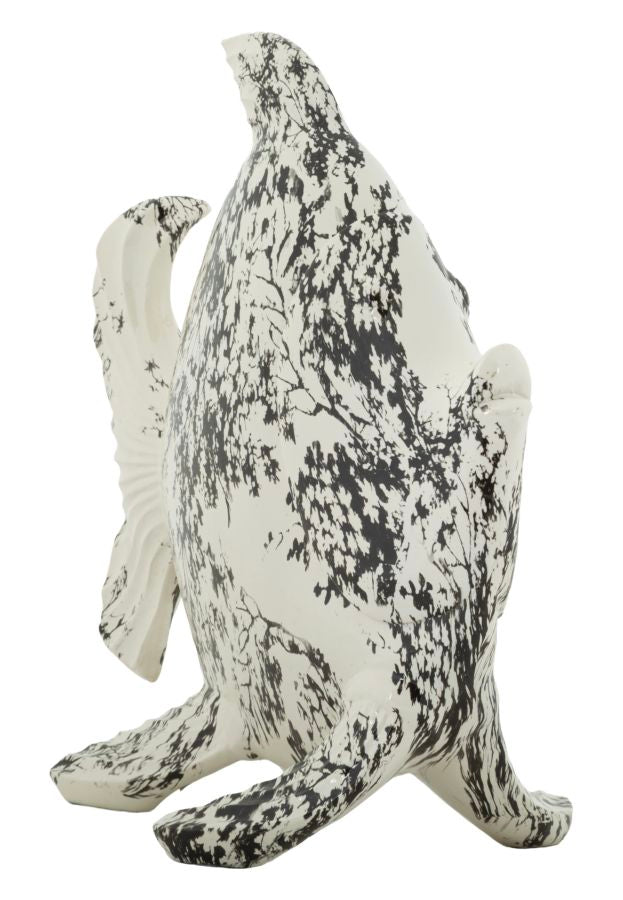 Scultura A Forma Di Pesce Stile Orientale - Ferretti