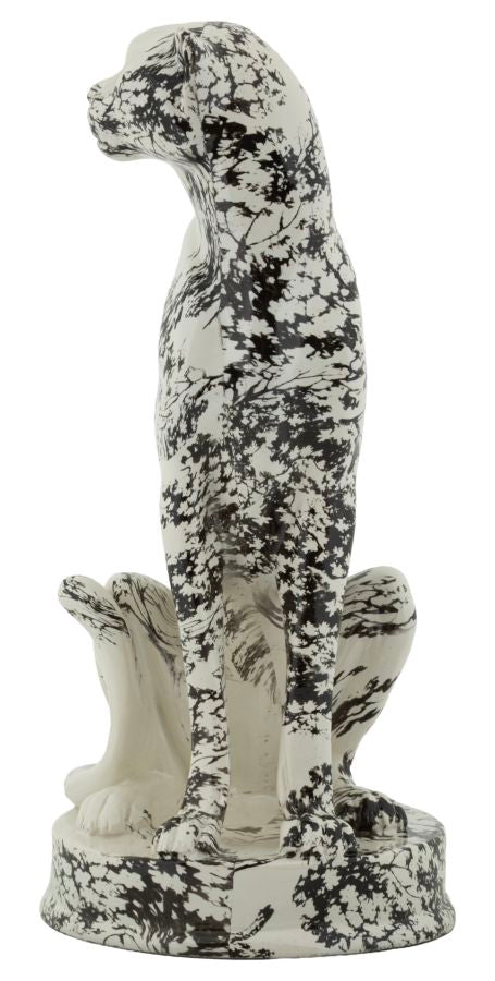 Scultura A Forma Di Leopardo Stile Orientale - Ferretti