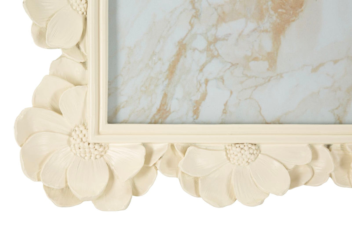 Cornice Floreale Shabby Chic Cm 27,2X2X32 (Misura Interna Cm 20X25)